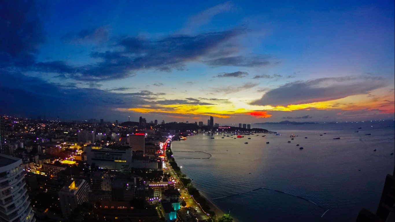 Hilton Hotel View / TimeLapse / Pattaya
