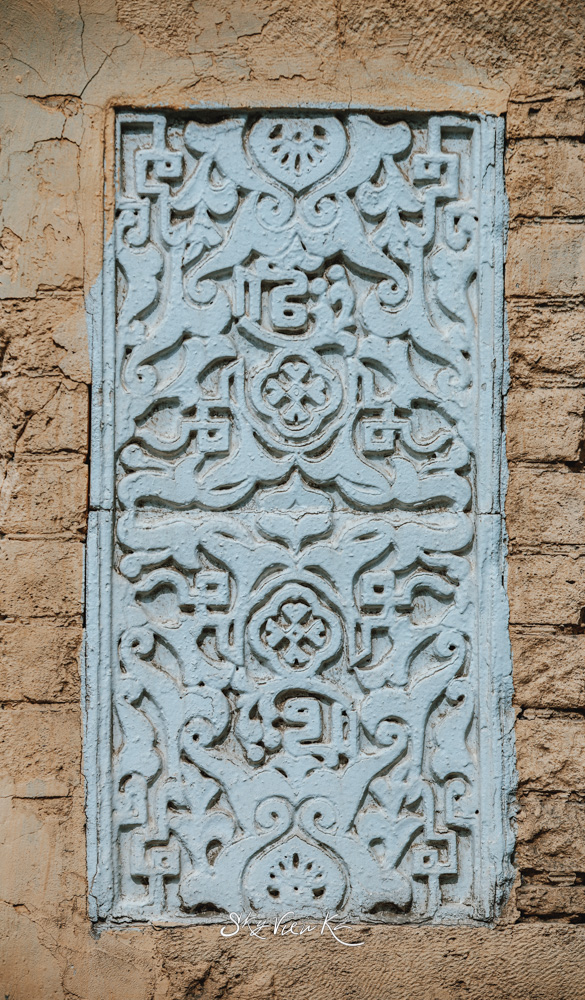 Орнамент на стенах дворца Эмира Бухарского